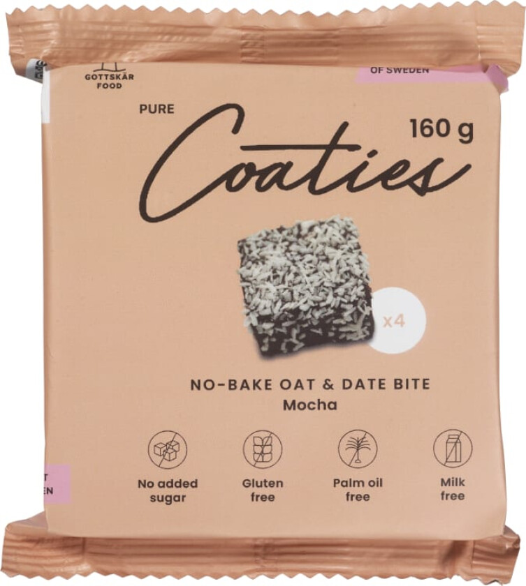 Havreterninger Mocca glutenfri 160g