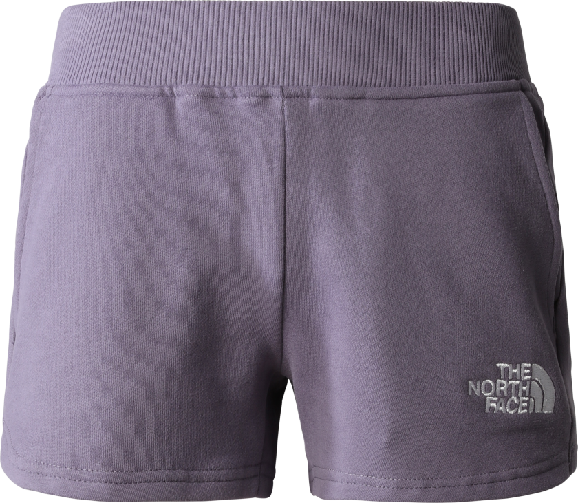 Girls' Cotton Shorts S, Lunar Slate