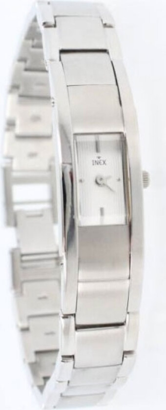 Inex Silver A6985S4KV - Kvarts - Sølv - Dameklokker - Rustfritt stål - ledd m/pin - Mineral