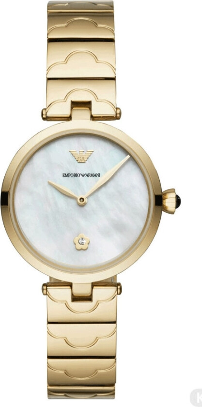 Emporio Armani Arianna AR11198 - Kvarts - Gull - Dameklokker - Rustfritt stål - ledd m/pin - Mineral