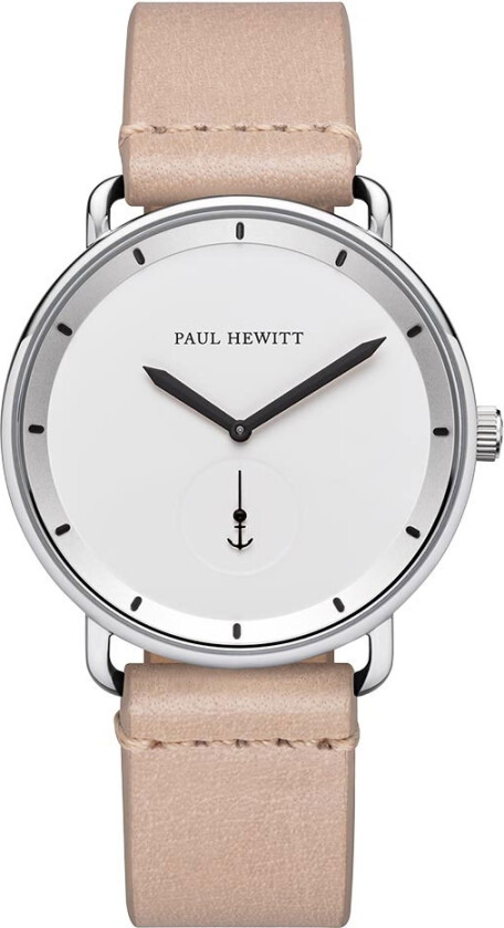 Breakwater PH-BW-S-W-56M - Kvarts - Sølv - Unisex - Skinn - Safir