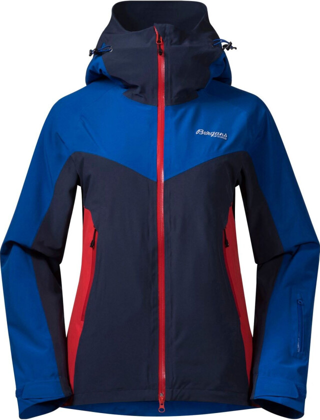 Women's Oppdal Insulated Jacket (2022) XS, Dark Royal Blue/Navy/Fire Red