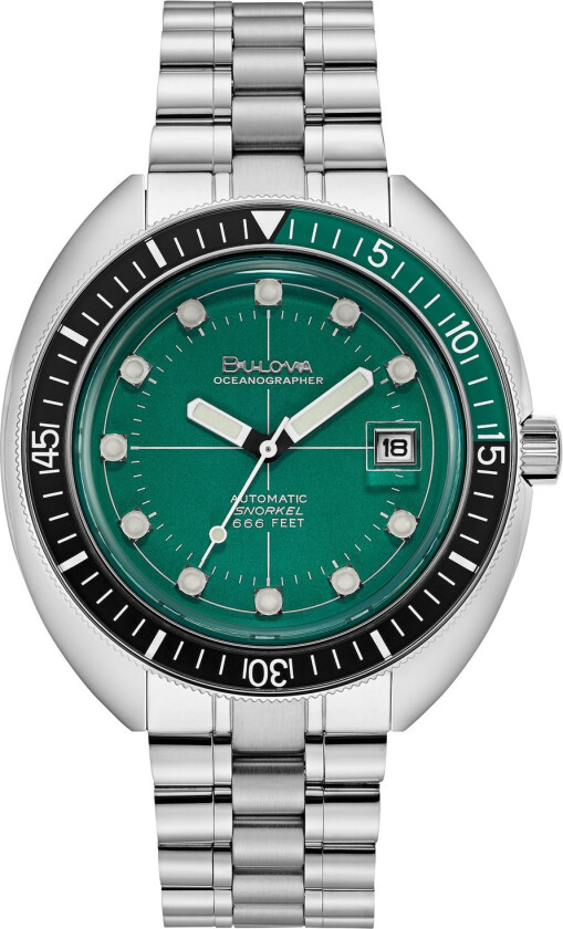 Oceanographer 96B322 - Automatisk - Sølv - Herreklokker - Rustfritt stål - ledd m/pin - Safir