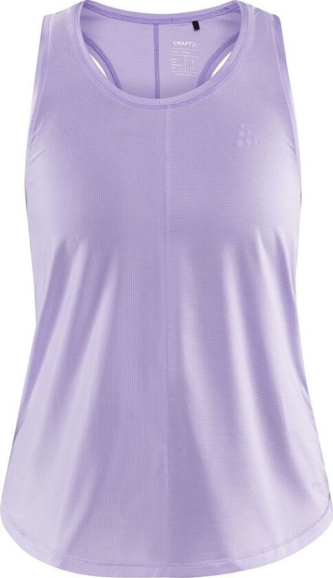 Women's Core Charge Rib Singlet L, Lavender