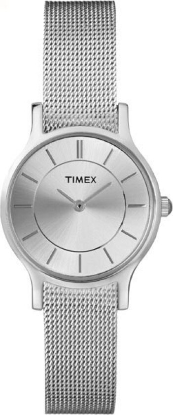 Classic T2P167 - Kvarts - Sølv - Dameklokker - Meshlenke - Mineral