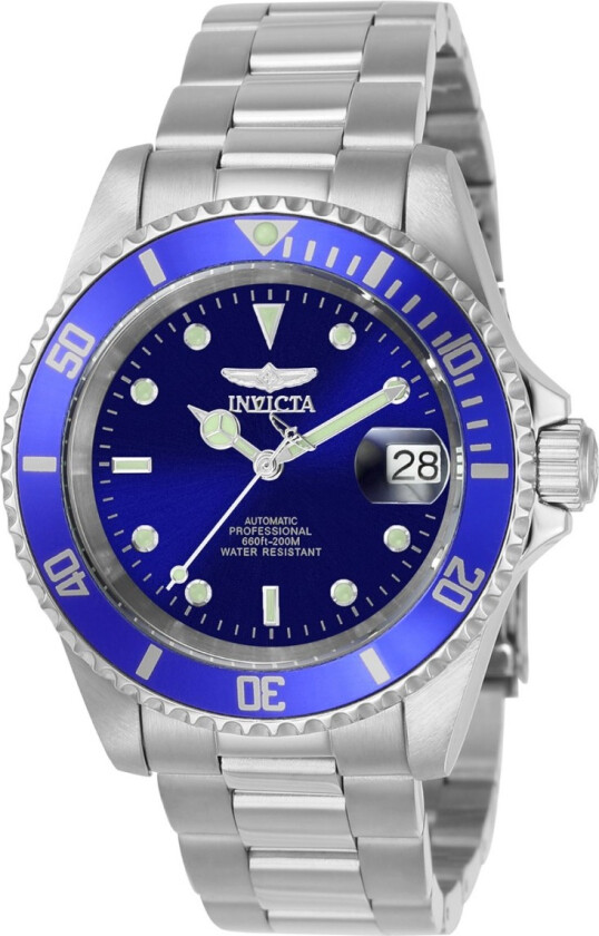 Pro Diver 9094OB - Kvarts - Sølv - Herreklokker - Rustfritt stål - ledd m/pin - Mineral