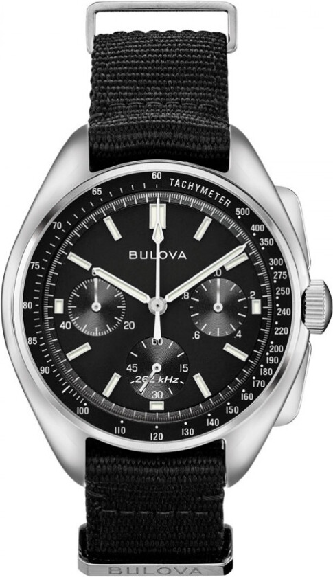 UHF Lunar Pilot 96A225 - Kvarts - Sølv - Herreklokker - Stoff - Safir