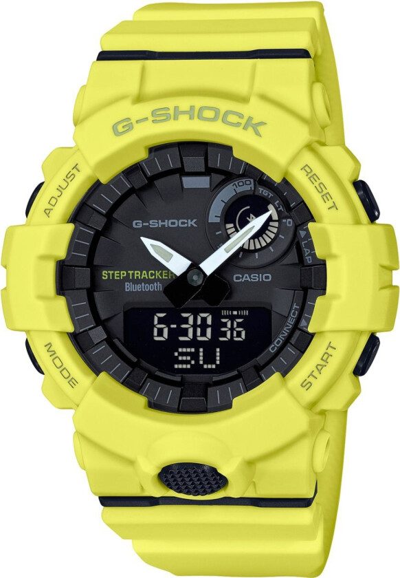 G-Shock Step Tracker Bluetooth GBA-800-9AER - Anadigi - Grønn - Herreklokker - Resin - Mineral