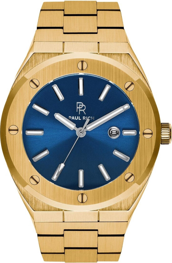 Signature Royal Touch PR68 45mm - Kvarts - Gull - Herreklokker - Rustfritt stål - ledd m/pin - Mineral