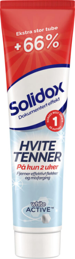 Bilde av Solidox Tannkrem Hvite Tenner 125ml