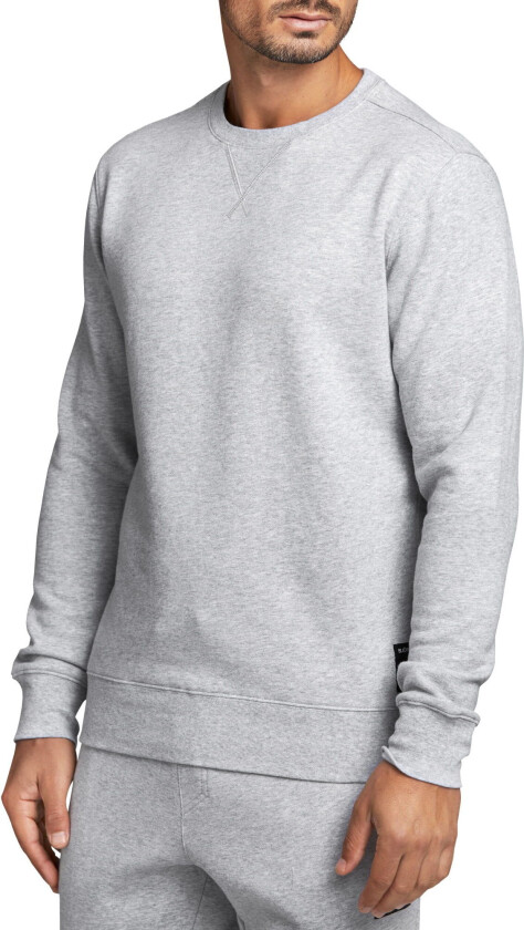 Men's Centre Crew S, Light Grey Melange