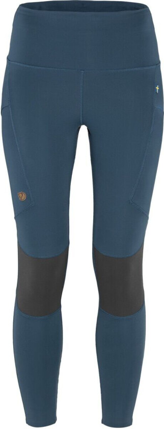 Abisko Trekking Tights Pro, Dame Indigo Blue-Iron Grey L