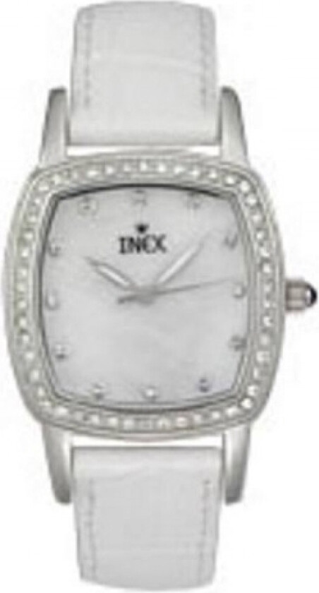 Inex White A69221-1S11I - Kvarts - Sølv - Dameklokker - Skinn - Mineral