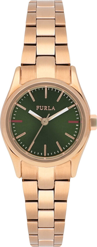 Eva R4253101506 - Kvarts - Rosegull - Dameklokker - Rustfritt stål - ledd m/pin - Mineral