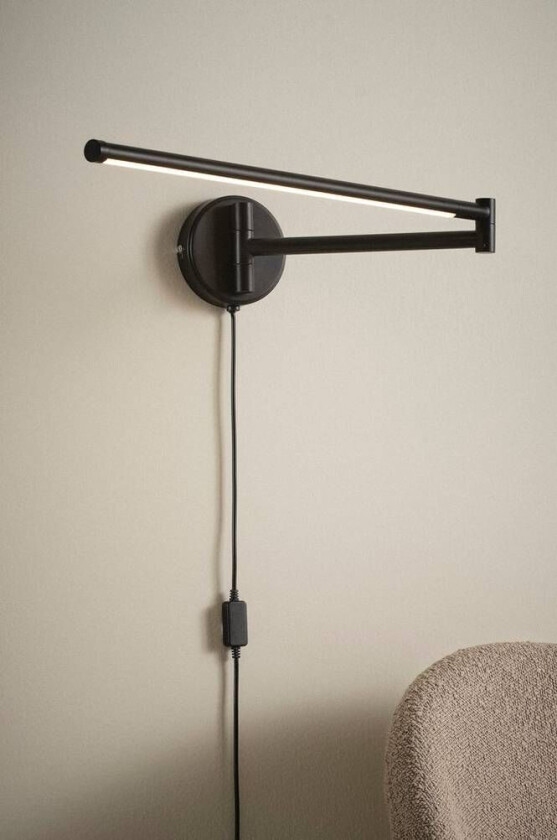 TEIDE vegglampe LED Svart