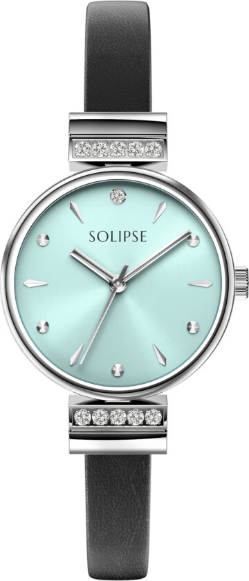 La skjønnheten skinne med - Solipse Diamond Facet SOW6901 - Kvarts - Krystal Sølv - Dameklokker - Skinn - Mineral