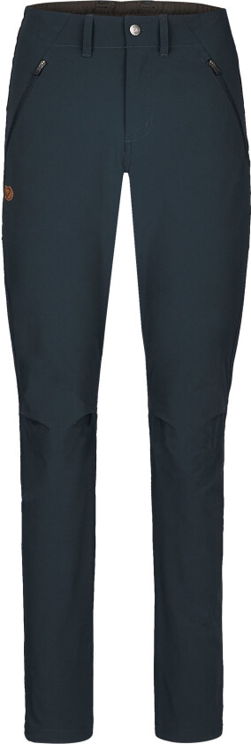 Women's Abisko Trail Stretch Trousers 34 Regular, Dark Navy