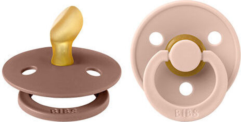 Colour Latex 0-6mån Anatomisk (Blush/Woodchuck) 2 stk - 1 Pakke