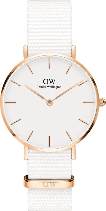 Classic Petite Dover Rose Gold 32mm DW00100311 - Kvarts - Rosegull - Dameklokker - Stoff - Mineral