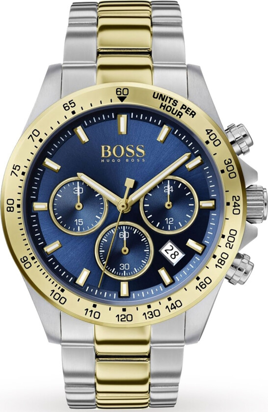 Grip det du drømmer om med - Hugo Boss Black Hero Sports 1513767 -  Kvarts - Sølv - Herreklokker - Rustfritt stål - ledd m/pin - Mineral