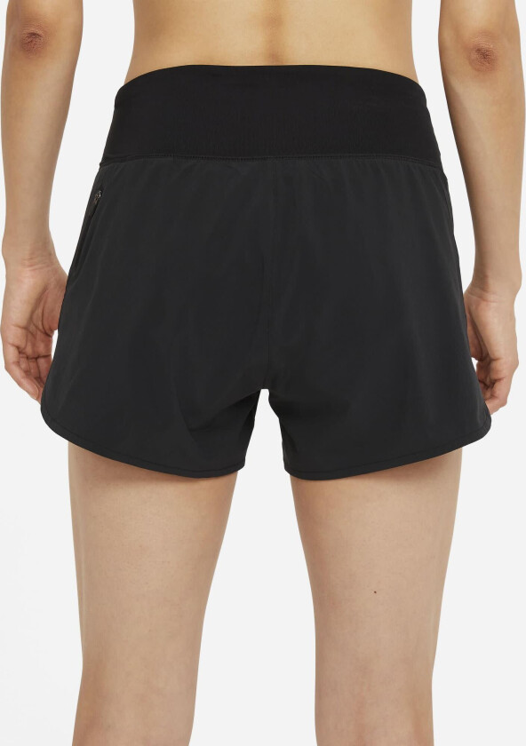 Eclipse Running Shorts 3" Dame Black/Reflective Silver S