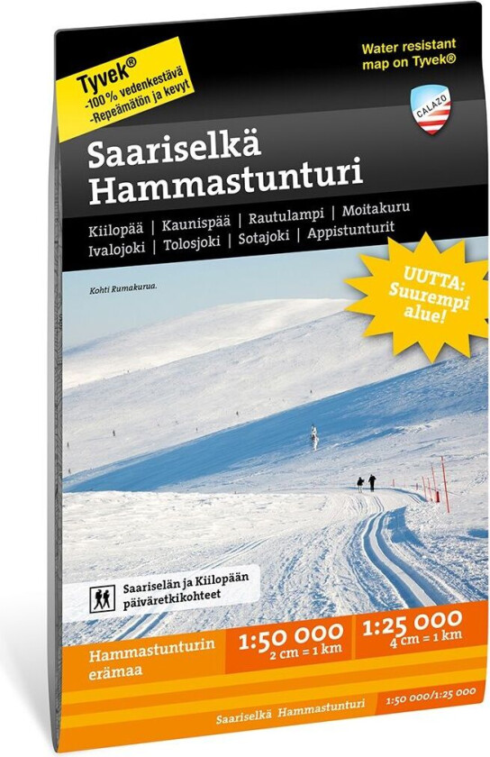 Saariselkä Hammastunturi 1:25.000/1:50.000 OneSize, NoColour