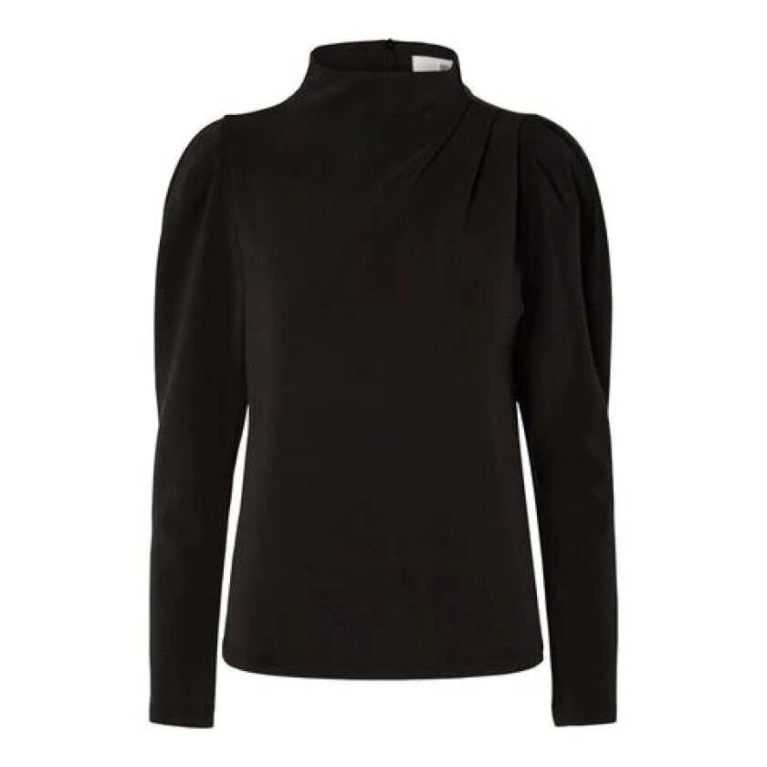 Fenja LS T-Neck Top - Black M