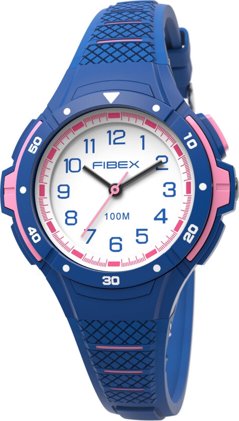 Hele vår fremtid - Fibex Mini 100M Aqua Lume FIBEXAAC04 - Kvarts - Blå Lyserød Rosa - Unisex - Silikon -