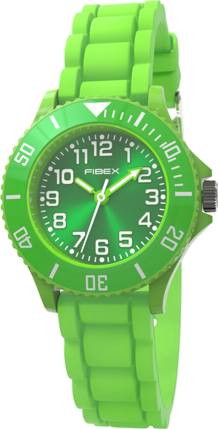 Lykkes utover sine villeste drømmer! - Fibex Fun Diver Green FIBEXFD06 - Kvarts - Grønn - Unisex - Silikon -