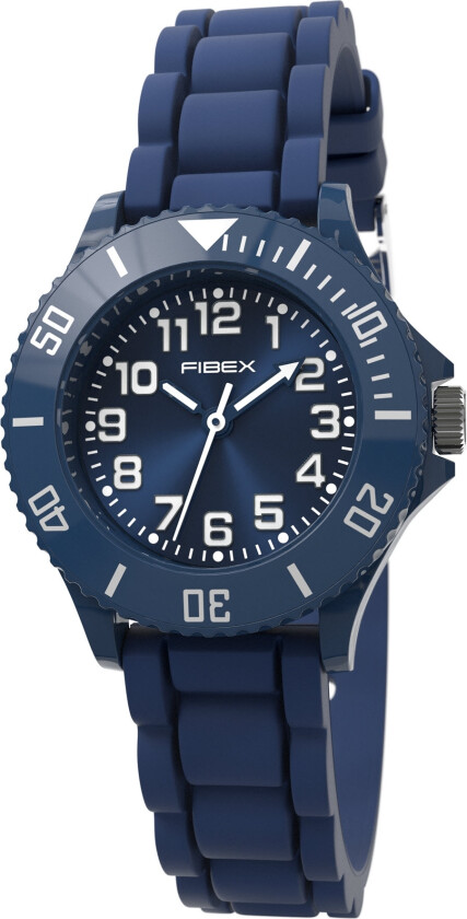 Tiden går så fort når de er små - Fibex Fun Diver Blue FIBEXFD09 - Kvarts - Blå - Unisex - Silikon -