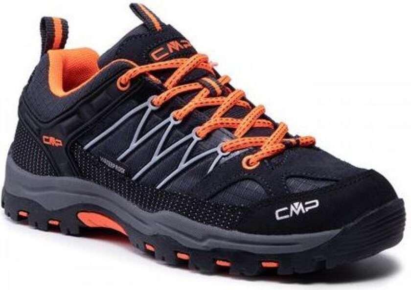 Kids Rigel Low WP Antracite Flash Orange 30