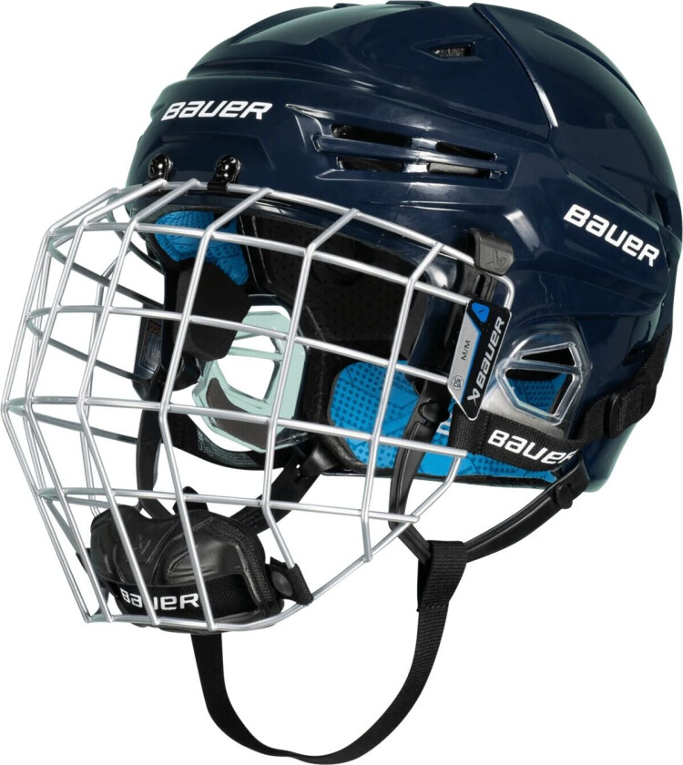 bauer S23 RE-AKT 65 Helmet-Combo 23/24, hockeyhjelm, unisex Navyblue