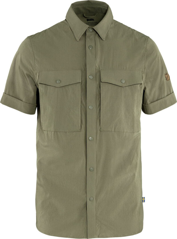 Men's Abisko Trekking Shirt SS S, Light Olive