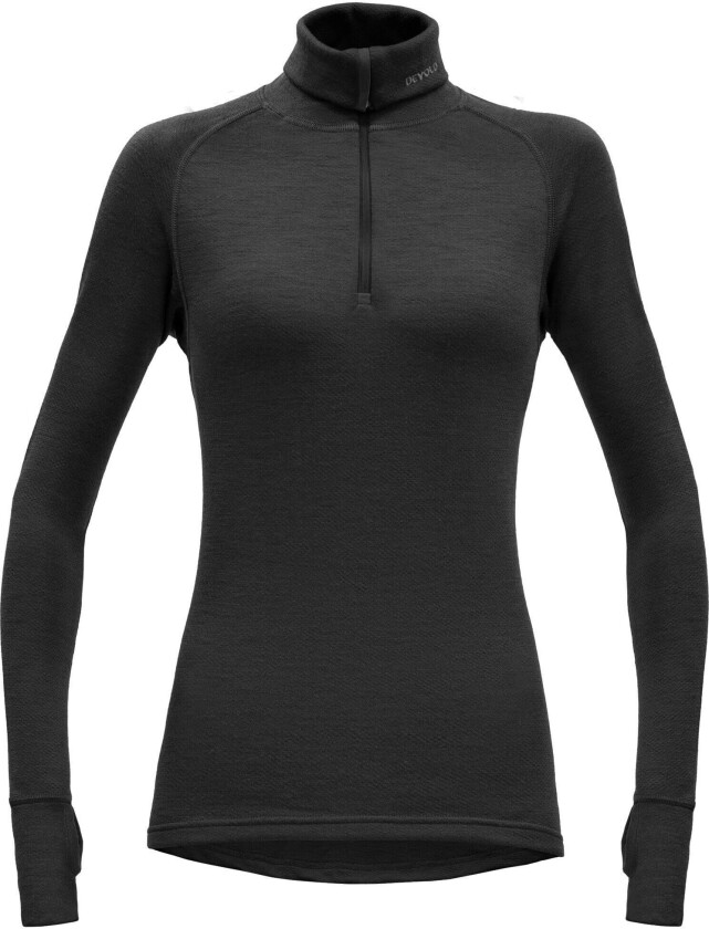 Expedition Merino 235 Zip Neck Dame Black S