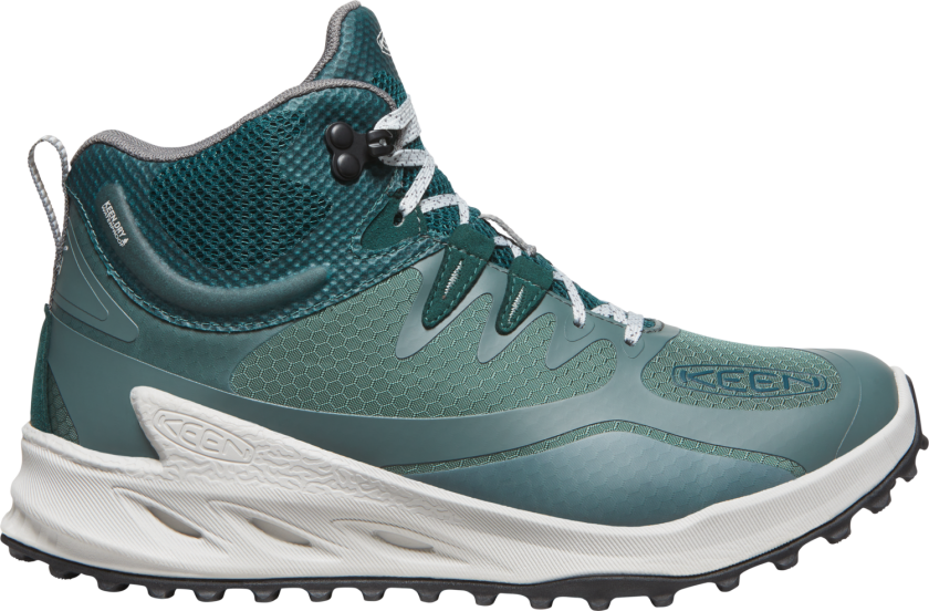 Keen Women's Zionic Mid Waterproof Boot 38, Dark Forest-Sea Moss