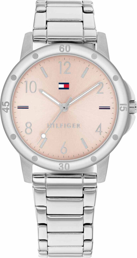 1720013 - Kvarts - Sølv - Unisex - Rustfritt stål - ledd m/pin - Mineral