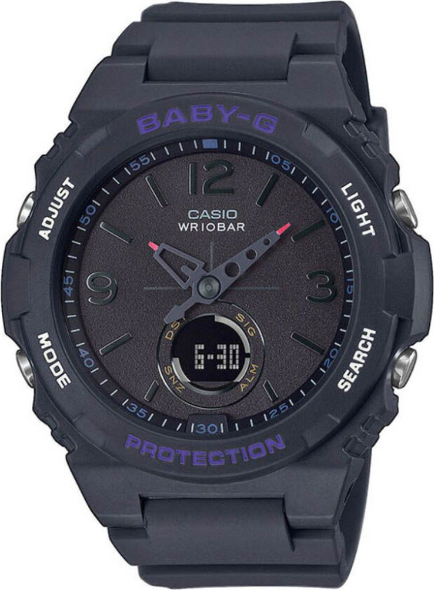 Baby-G BGA-260-1AER - Anadigi - Sort - Unisex - Resin - Mineral
