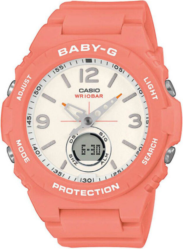 Baby-G BGA-260-4AER - Anadigi - Rosa - Dameklokker - Resin - Mineral