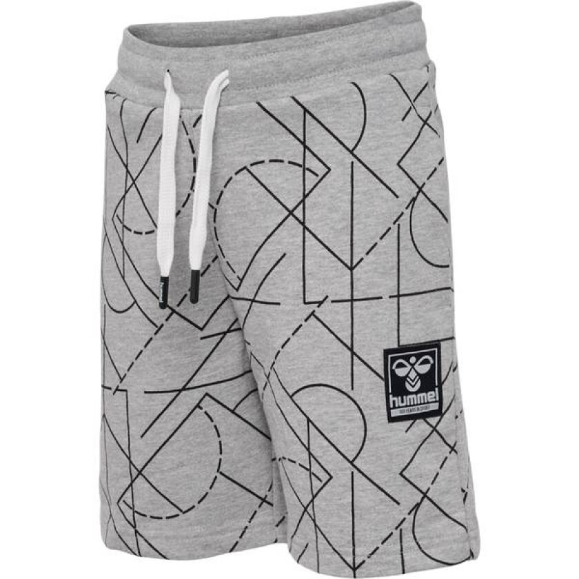 Kids' hmlTREVOR Shorts 140, Grey Melange