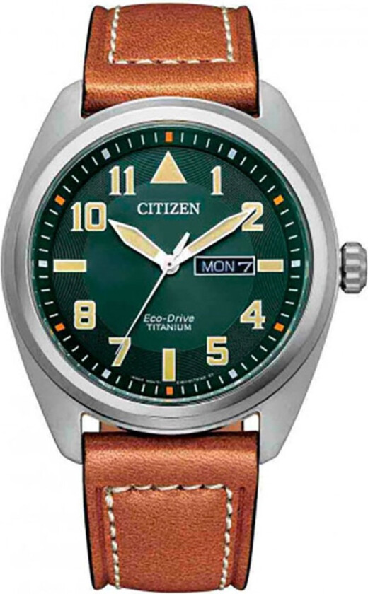 Eco-Drive Super Titanium BM8560-11X - Kvarts - Grå - Herreklokker - Skinn - Mineral