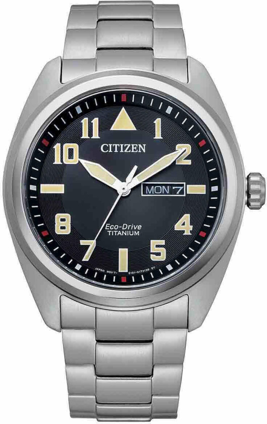 Eco-Drive Super Titanium BM8560-88E - Kvarts - Titanium - Herreklokker - Titanium - Safir