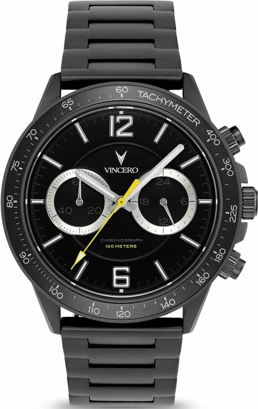 The Apex - Gunmetal/Canary Mgr-Bla-P07 - Kvarts - Gunmetal - Herreklokker - Rustfritt stål - ledd m/pin - Safirbelagt mineralglas