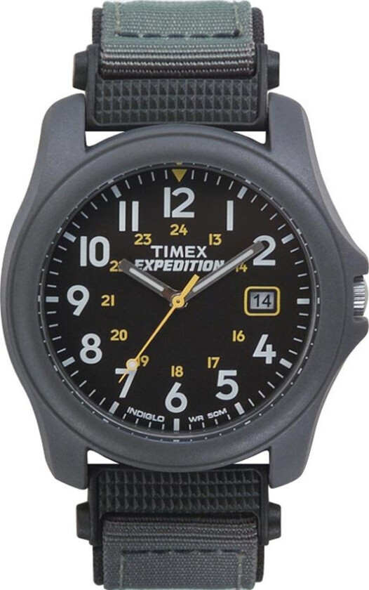 Expedition T42571 - Kvarts - Sort - Herreklokker - Stoff - Akryl