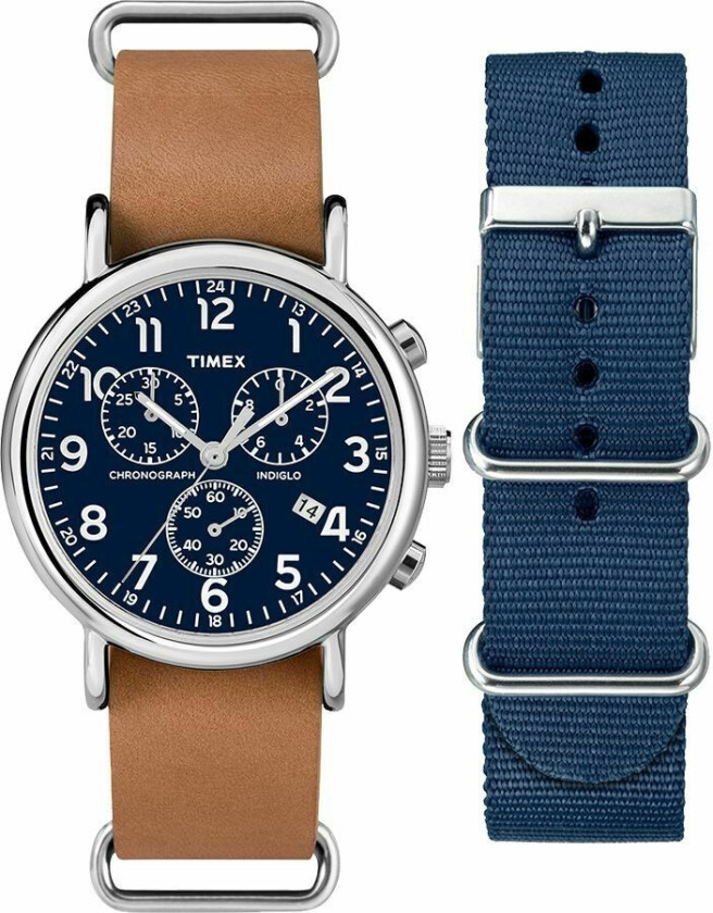 Weekender Set TWG012800 - Kvarts - Sølv - Unisex - Skinn - Mineral