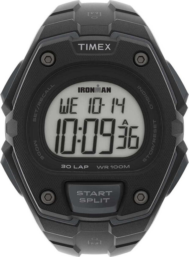 Ironman TW5M46100 - Digital - Sort - Herreklokker - Resin - Akryl