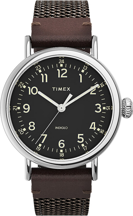 Standard TW2U89600 - Kvarts - Sølv - Herreklokker - Stoff - Mineral