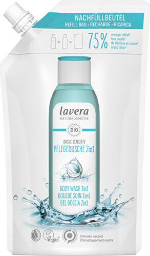 Refill Bag Basis Sensitiv Body Wash 2In1 - 500 ml