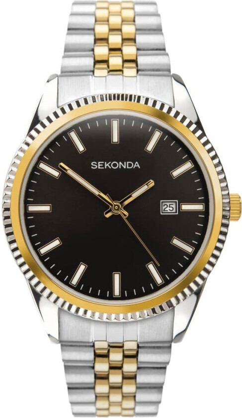 Mens Steel Watch 1836 - Kvarts - Sølv - Herreklokker - Rustfritt stål - ledd m/pin - Mineral