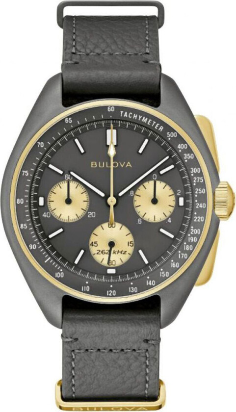 Lunar Pilot 50th Anniversary L.E. 98A285 - Kvarts - Grå - Herreklokker - Skinn - Safir