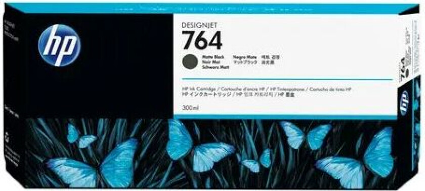 Hp Blekk Matt Svart 300ml - Dj T3500
